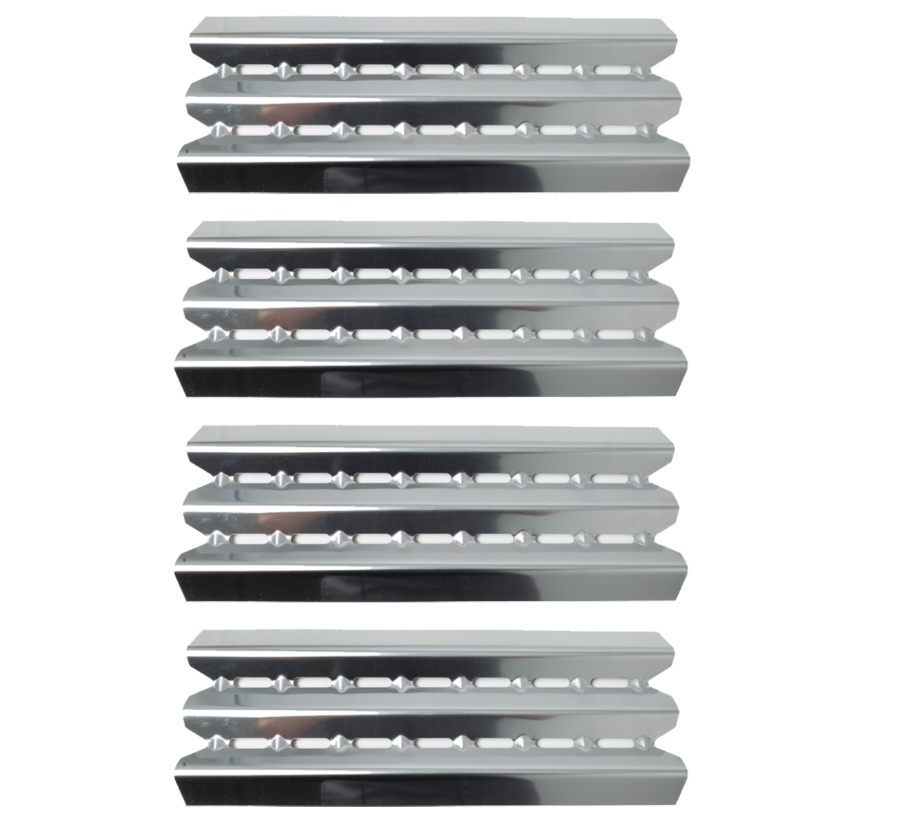 Broil-Mate 4-Piece Stainless Steel Heat Plate Set Broil-Mate