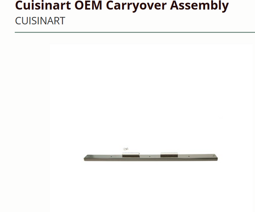 G525-0003-01-D1 Carry Over Assembly