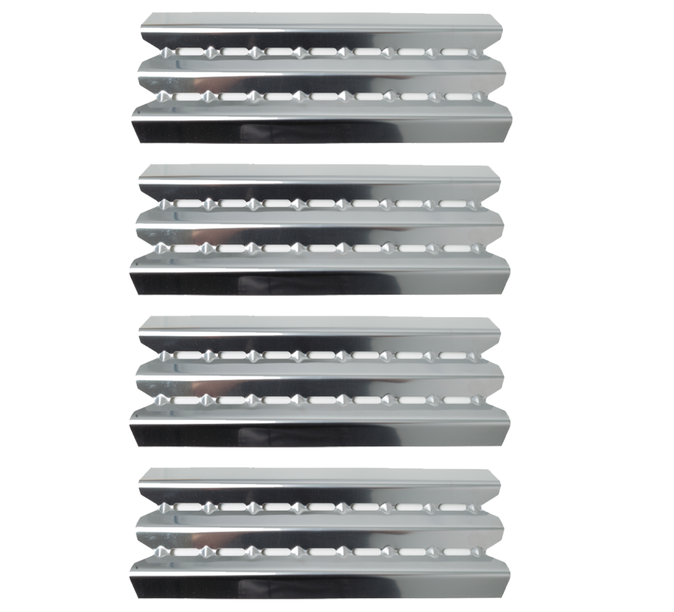 Broil-Mate 4-Piece Stainless Steel Heat Plate Set